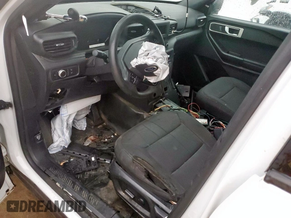 2021 Ford Explorer z VIN 1FM5K8AC3MNA02725, wystawiony jako Copart lot #50581575 z przebiegiem Nie podano mil oraz Szkoda całkowita • Salvage title. Historia ofert i sprzedaży dostępna na DreamBid. Obrazek 8.