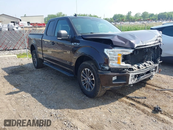 2018 Ford F-150 XL with VIN 1FTFX1E59JKG09710, listed as a IAAI auction lot 42458880 with 89,222 mi miles and . Bid and sale history available at DreamBid. Image 1.