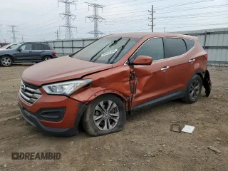 2014 Hyundai Santa Fe with VIN 5XYZTDLB7EG197785, listed as a Copart auction lot 60455165 with Not provided miles and Salvage title. Bid and sale history available at DreamBid. Image 1.