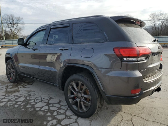 2016 Jeep Grand Cherokee Limited 75th Anniversary with VIN 1C4RJFBG0GC404832, listed as a Copart auction lot 44569305 with 148,883 mi miles and Salvage Title. Bid and sale history available at carsss.com. Image 2.