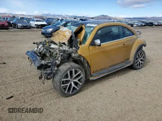 2017 Volkswagen Beetle Dune with VIN 3VWS17AT0HM631148, listed as a Copart auction lot 49093705 with Not provided miles and Salvage title. Bid and sale history available at DreamBid. Image 1.