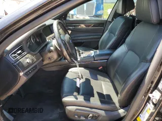 2013 BMW 7 Series 750Li xDrive with VIN WBAYF8C53DDE59271, listed as a Copart auction lot 50420424 with 79,534 mi miles and Salvage Title. Bid and sale history available at carsss.com. Image 7.