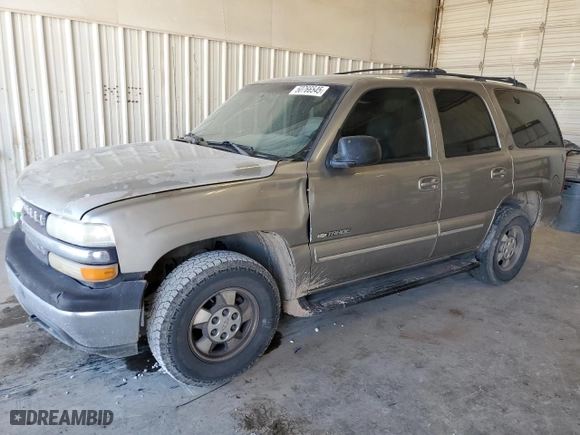 2001 Chevrolet Tahoe LS with VIN 1GNEK13T71J105844, listed as a Copart auction lot 50766545 with 159,488 mi miles and Salvage Title. Bid and sale history available at carsss.com. Image 1.