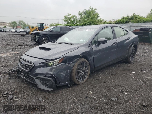 2024 Subaru WRX Premium with VIN JF1VBAH64R9819090, listed as a Copart auction lot 56002675 with 1,096 mi miles and Salvage title. Bid and sale history available at DreamBid. Image 1.