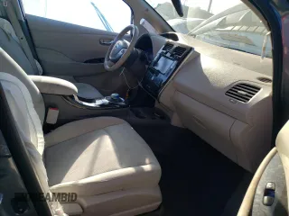 2016 Nissan LEAF S with VIN 1N4BZ0CP3GC309287, listed as a Copart auction lot 62592213 with 54,037 mi miles. Bid and sale history available at carsss.com. Image 7.