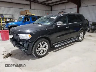 2014 Dodge Durango Citadel with VIN 1C4RDJEG8EC563357, listed as a Copart auction lot 52500965 with 120,769 mi miles and Salvage Title. Bid and sale history available at DreamBid. Image 1.