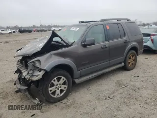2006 Ford Explorer XLT z VIN 1FMEU73E56UB09853, wystawiony jako Copart lot #48942585 z przebiegiem 154 653 mil mil oraz Szkoda całkowita • Salvage title. Historia ofert i sprzedaży dostępna na DreamBid. Obrazek 1.