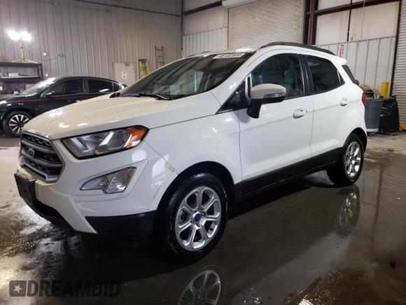 2019 Ford EcoSport SE with VIN MAJ3S2GE5KC254041, listed as a Copart auction lot 46132304 with 9,192 mi miles and Salvage Title. Bid and sale history available at DreamBid. Image 1.