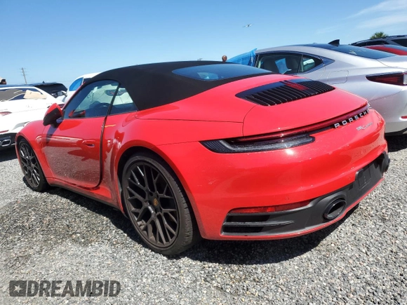 2024 Porsche 911 Carrera with VIN WP0CA2A95RS238446, listed as a Copart auction lot 74348734 with Not Provided miles and Salvage Title. Bid and sale history available at DreamBid. Image 2.
