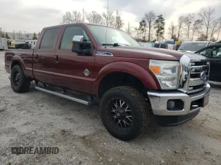 2016 Ford Super Duty F-250 SRW Lariat with VIN 1FT7W2BT6GEA42153, listed as a Copart auction lot 48861905 with 99,361 mi miles and Salvage Title. Bid and sale history available at carsss.com. Image 4.