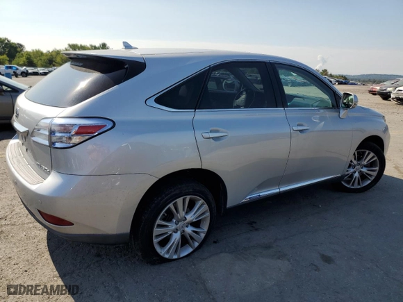 2012 Lexus RX 450h with VIN JTJZB1BA2C2408616, listed as a Copart auction lot 71363124 with 158,964 mi miles and Salvage Title. Bid and sale history available at carsss.com. Image 3.