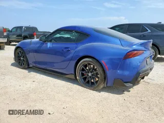2023 Toyota Supra 3.0 with VIN WZ1DB0G05PW054758, listed as a Copart auction lot 60202015 with 32,974 mi miles and Salvage title. Bid and sale history available at DreamBid. Image 2.