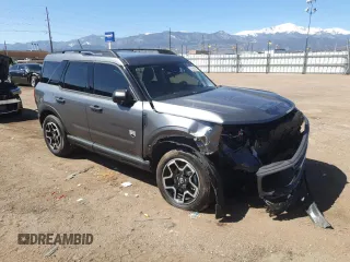 2024 Ford Bronco Sport Big Bend z VIN 3FMCR9B67RRF11125, wystawiony jako Copart lot #52200575 z przebiegiem 9 825 mil mil oraz Szkoda całkowita • Salvage title. Historia ofert i sprzedaży dostępna na DreamBid. Obrazek 4.