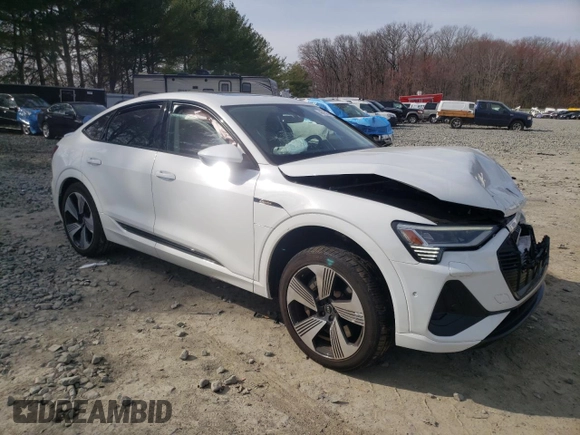 2021 Audi e-tron Sportback Prestige with VIN WA13AAGE4MB029393, listed as a Copart auction lot 46763104 with 34,805 mi miles and Salvage title. Bid and sale history available at DreamBid. Image 4.