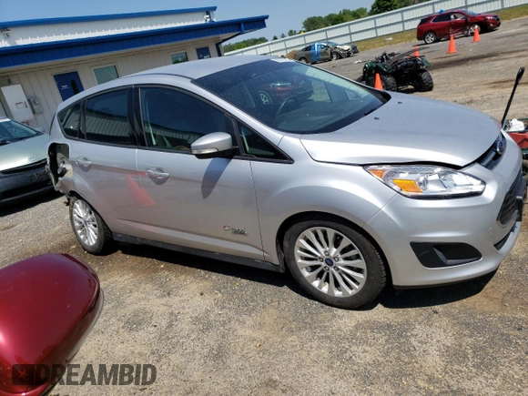 2017 Ford C-Max Energi SE with VIN 1FADP5EU5HL107695, listed as a Copart auction lot 58818563 with 39,163 mi miles. Bid and sale history available at carsss.com. Image 4.