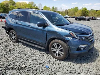 2016 Honda Pilot EX-L with VIN 5FNYF6H55GB093405, listed as a Copart auction lot 53631225 with 41,430 mi miles and Salvage Title. Bid and sale history available at DreamBid. Image 4.