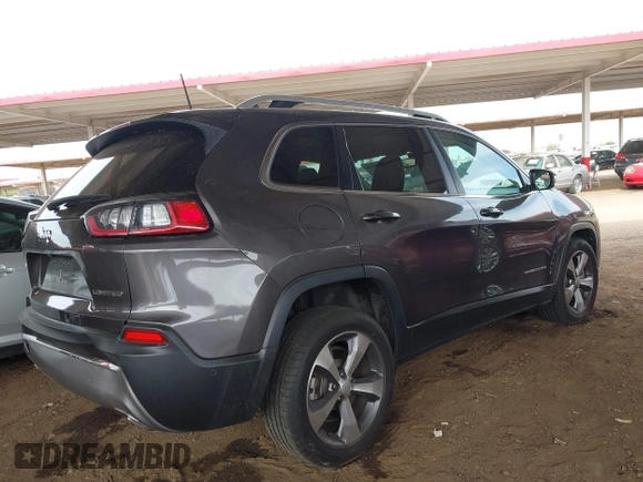 2021 Jeep Cherokee Limited with VIN 1C4PJLDX2MD187065, listed as a IAAI auction lot 41729812 with 71,470 mi miles and . Bid and sale history available at DreamBid. Image 4.