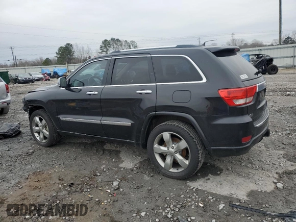 2013 Jeep Grand Cherokee Overland with VIN 1C4RJECG1DC546398, listed as a Copart auction lot 45834595 with 214,975 mi miles and Salvage Title. Bid and sale history available at carsss.com. Image 2.