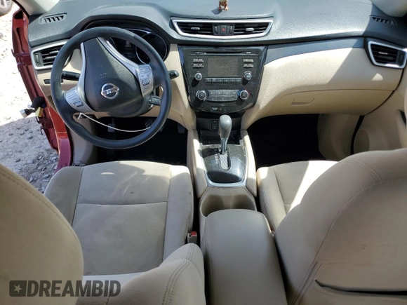 2016 Nissan Rogue SV with VIN KNMAT2MV7GP607804, listed as a Copart auction lot 53839325 with 152,371 mi miles and Salvage Title. Bid and sale history available at DreamBid. Image 8.