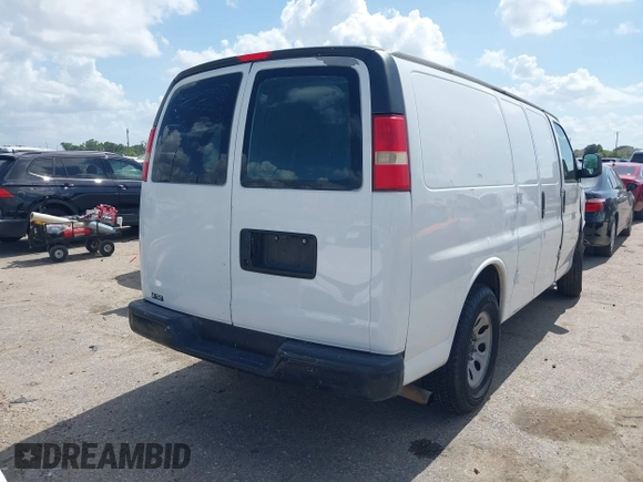 2013 Chevrolet Express Cargo with VIN 1GCSGAFX9D1123777, listed as a IAAI auction lot 42530340 with 232,340 mi miles and . Bid and sale history available at DreamBid. Image 16.