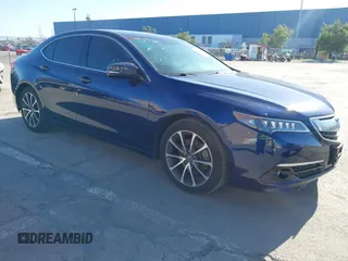 2015 Acura TLX Advance z VIN 19UUB2F78FA007732, wystawiony jako IAAI lot #41759033 z przebiegiem 85 701 mil mil oraz . Historia ofert i sprzedaży dostępna na DreamBid. Obrazek 1.