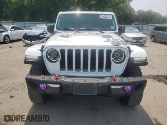 2020 Jeep Wrangler Unlimited Rubicon z VIN 1C4HJXFG8LW244882, wystawiony jako Copart lot #59293225 z przebiegiem 36 061 mil mil oraz Szkoda całkowita • Salvage title. Historia ofert i sprzedaży dostępna na DreamBid. Obrazek 5.