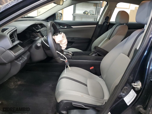 2019 Honda Civic Sedan LX with VIN 2HGFC2F62KH571885, listed as a Copart auction lot 48181775 with 57,899 mi miles and Salvage Title. Bid and sale history available at carsss.com. Image 7.