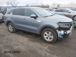 2023 Kia Sorento LX with VIN 5XYRGDLC1PG172140, listed as a IAAI auction lot 41796848 with 38,540 mi miles. Bid and sale history available at carsss.com. Image 1.