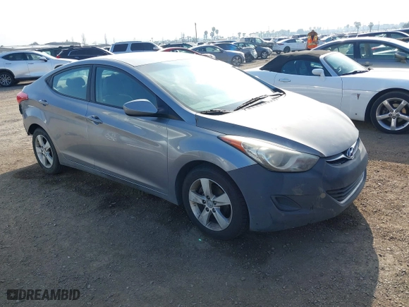 2011 Hyundai Elantra Ltd with VIN KMHDH4AE2BU081392, listed as a IAAI auction lot 41852296 with 224,524 mi miles. Bid and sale history available at carsss.com. Image 1.