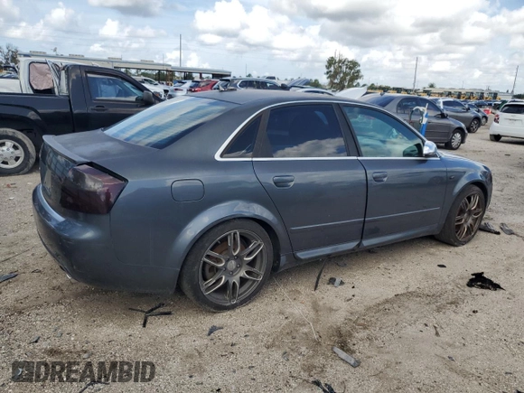 2005 Audi S4 z VIN WAUPL68E75A010595, wystawiony jako Copart lot #68475244 z przebiegiem 174 380 mil mil oraz Czysty tytuł • Clean title. Historia ofert i sprzedaży dostępna na DreamBid. Obrazek 3.