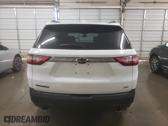 2021 Chevrolet Traverse RS with VIN 1GNERJKW4MJ150798, listed as a Copart auction lot 85663944 with 55,998 mi miles and Salvage Title. Bid and sale history available at carsss.com. Image 6.