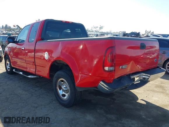 2002 Ford F-150 XL with VIN 1FTRX17W52NA81828, listed as a IAAI auction lot 41450811 with 201,948 mi miles. Bid and sale history available at carsss.com. Image 3.