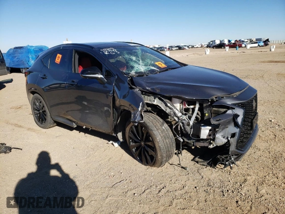 2022 Lexus NX with VIN JTJKGCEZXN2001081, listed as a Copart auction lot 72122532 with 0 mi miles. Bid and sale history available at carsss.com. Image 4.