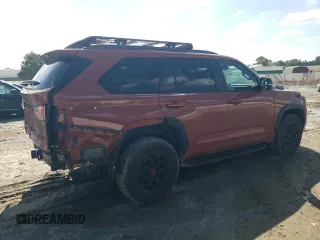 2024 Toyota Sequoia SR5 with VIN 7SVAAABA5RX021773, listed as a Copart auction lot 72173374 with 17,877 mi miles and Salvage Title. Bid and sale history available at carsss.com. Image 3.