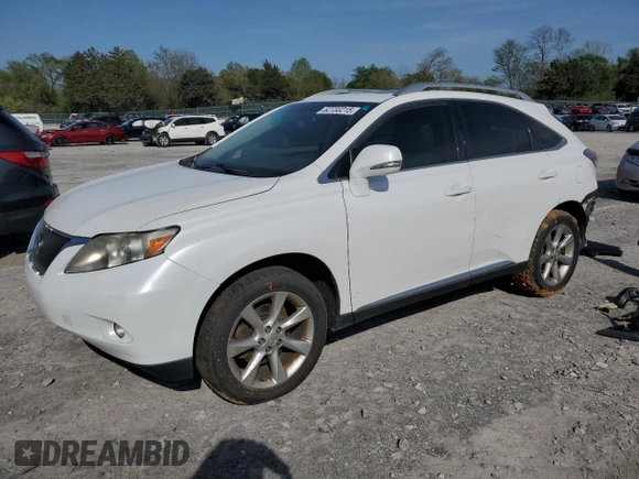 2010 Lexus RX 350 with VIN 2T2ZK1BA4AC005198, listed as a Copart auction lot 52733215 with 282,030 mi miles and Salvage Title. Bid and sale history available at carsss.com. Image 1.