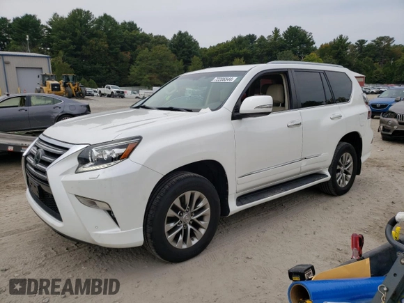 2017 Lexus GX 460 with VIN JTJJM7FX7H5155792, listed as a Copart auction lot 72206544 with 101,590 mi miles and Salvage title. Bid and sale history available at DreamBid. Image 1.