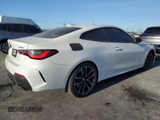2021 BMW 4 Series 430i with VIN WBA53AP05MCG20694, listed as a Copart auction lot 85228344 with 25,979 mi miles and Salvage Title. Bid and sale history available at DreamBid. Image 3.