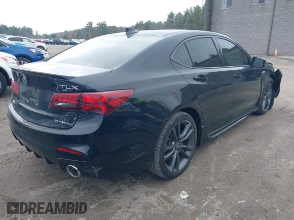 2018 Acura TLX w/A-SPEC Pkg z VIN 19UUB3F68JA004996, wystawiony jako IAAI lot #41846336 z przebiegiem 82 791 mil mil oraz . Historia ofert i sprzedaży dostępna na DreamBid. Obrazek 4.