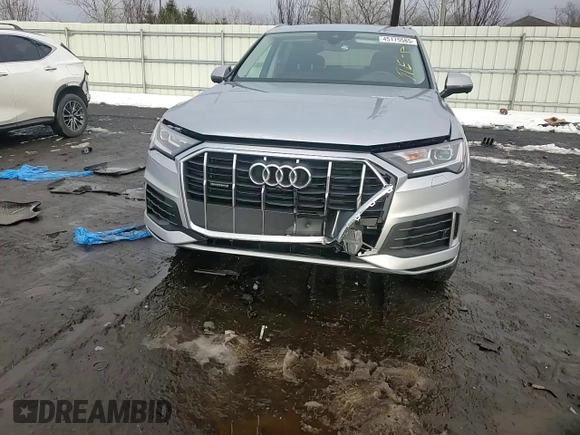 2021 Audi Q7 Premium z VIN WA1AJAF78MD014930, wystawiony jako Copart lot #45175585 z przebiegiem 52 921 mil mil oraz Szkoda całkowita • Salvage title. Historia ofert i sprzedaży dostępna na DreamBid. Obrazek 11.