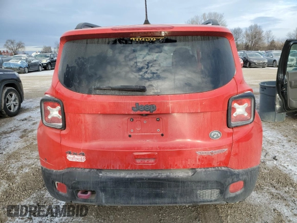 2018 Jeep Renegade Trailhawk с VIN ZACCJBCB8JPH70574, выставлен на аукционе Copart как лот 89326515 с пробегом 59 215 миль миль и Списание • Salvage title. История ставок и продаж доступна на DreamBid. Изображение 6.