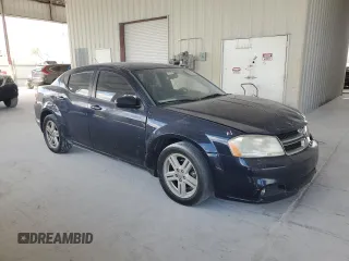 2013 Dodge Avenger SXT with VIN 1C3CDZCB3DN661912, listed as a Copart auction lot 55504475 with 131,151 mi miles and Salvage title. Bid and sale history available at DreamBid. Image 4.