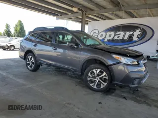 2022 Subaru Outback Limited with VIN 4S4BTAMCXN3215249, listed as a Copart auction lot 56157475 with 36,110 mi miles and Salvage title. Bid and sale history available at DreamBid. Image 4.