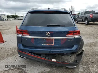 2023 Volkswagen Atlas SE z VIN 1V2WR2CA2PC537153, wystawiony jako Copart lot #74690524 z przebiegiem 10 628 mil mil oraz Szkoda całkowita • Salvage title. Historia ofert i sprzedaży dostępna na DreamBid. Obrazek 6.