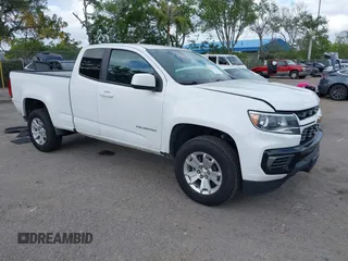 2022 Chevrolet Colorado 2WD LT with VIN 1GCHSCEA0N1268192, listed as a IAAI auction lot 42122510 with 36,956 mi miles. Bid and sale history available at carsss.com. Image 1.