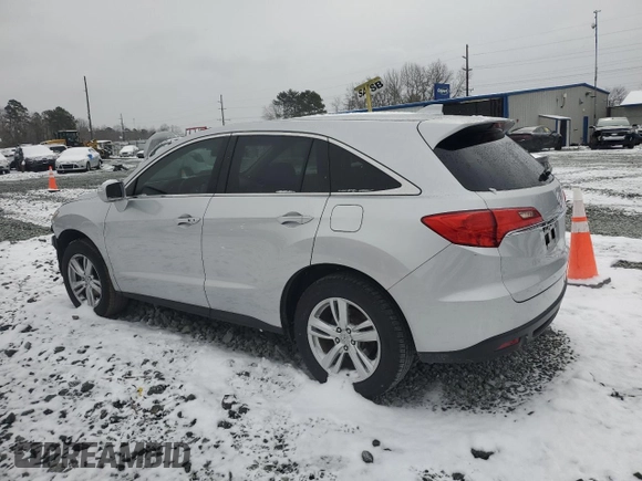 2015 Acura RDX Tech Pkg with VIN 5J8TB3H5XFL016725, listed as a Copart auction lot 45729185 with 189,419 mi miles and Salvage Title. Bid and sale history available at carsss.com. Image 2.