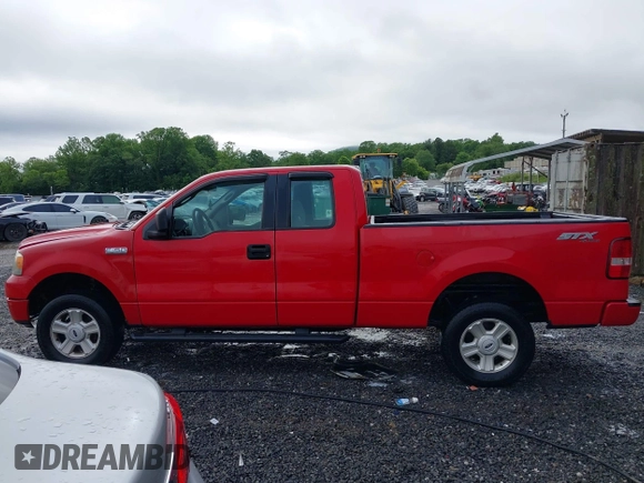 2005 Ford F-150 STX with VIN 1FTRX14W95FB24960, listed as a IAAI auction lot 42365376 with 219,674 mi miles and . Bid and sale history available at DreamBid. Image 15.