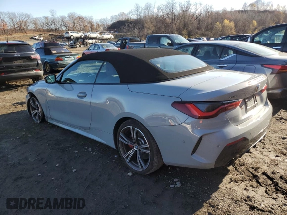 2024 BMW 4 Series 430i xDrive with VIN WBA43AT01RCP28302, listed as a Copart auction lot 82174584 with 11,235 mi miles and Salvage Title. Bid and sale history available at carsss.com. Image 2.