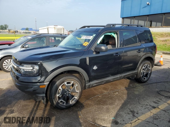 2023 Ford Bronco Sport Outer Banks с VIN 3FMCR9C6XPRD52354, выставлен на аукционе Copart как лот 61189325 с пробегом 32 228 миль миль и Списание • Salvage title. История ставок и продаж доступна на DreamBid. Изображение 1.