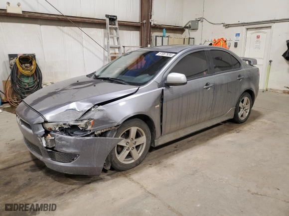 2013 Mitsubishi Lancer SE with VIN JA32V2FW4DU610269, listed as a Copart auction lot 87087934 with 254,707 mi miles and Salvage Title. Bid and sale history available at carsss.com. Image 1.