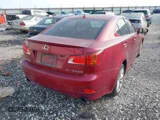 2009 Lexus IS with VIN JTHCK262492032459, listed as a IAAI auction lot 41883677 with 187,740 mi miles. Bid and sale history available at carsss.com. Image 4.